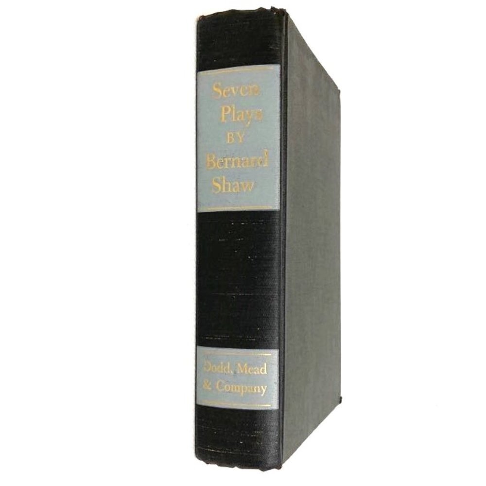 Vtg‎ Seven Plays By Bernard Shaw w/ Prefaces and Notes 1941 HC Book